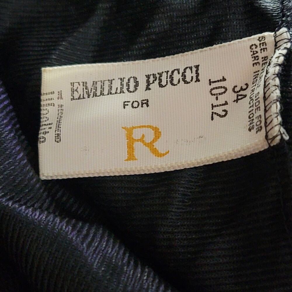 Vtg 1960s Emilio Pucci Formfit Rogers Black Lace Teddy Bodysuit Romper Lingerie - Picture 7 of 10
